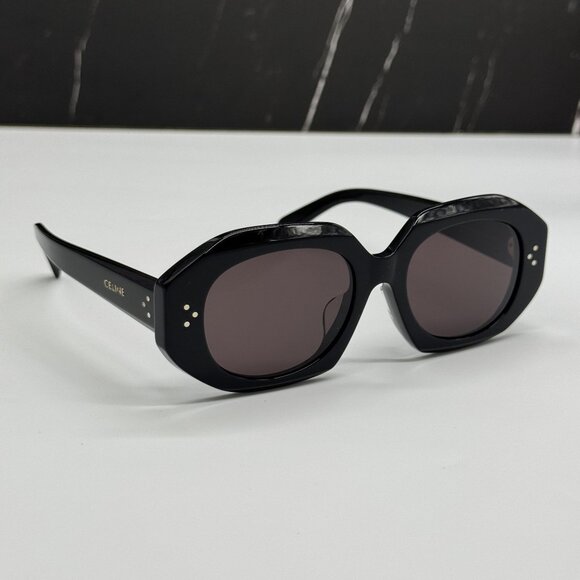 NEW CELINE CL40319F 01Y BLACK GRAY WOMEN SUNGLASSES CELINE - Picture 7 of 10